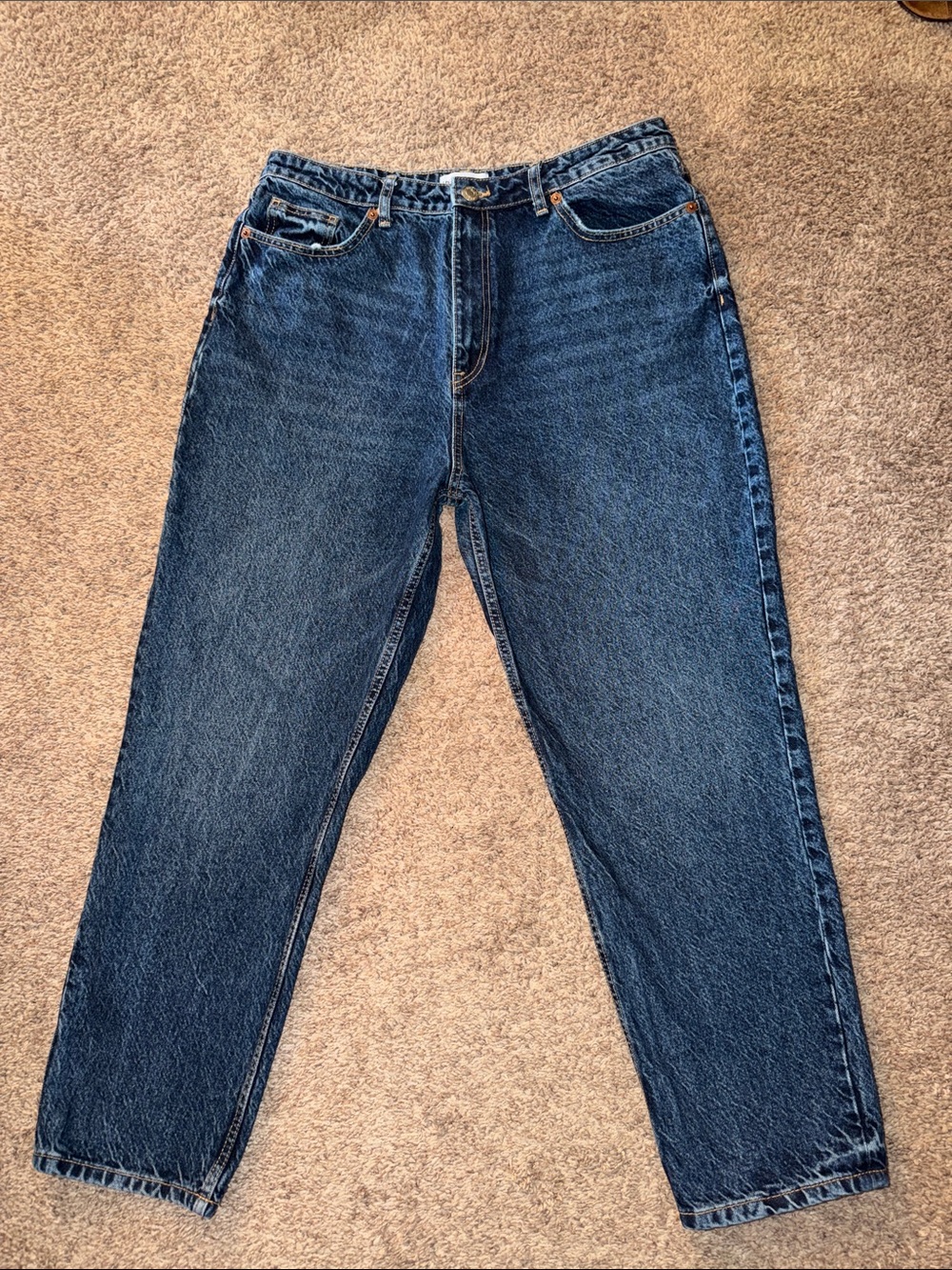 Zara High Rise Mom Jeans size 14